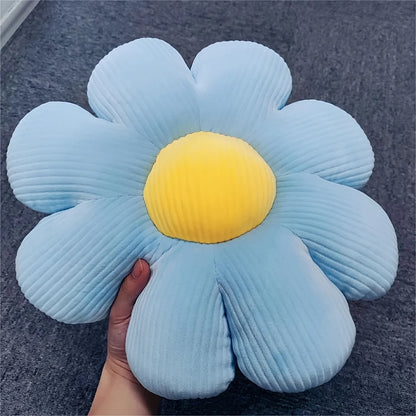 Sunflower Pillow, Daisy Seat Cushion, Flower Mat, Office Mat, Plush Toy Mat