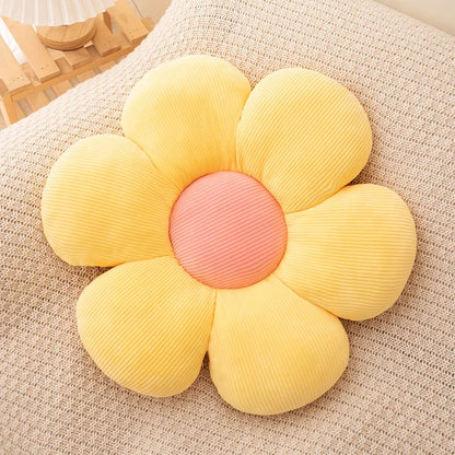 Sunflower Pillow, Daisy Seat Cushion, Flower Mat, Office Mat, Plush Toy Mat